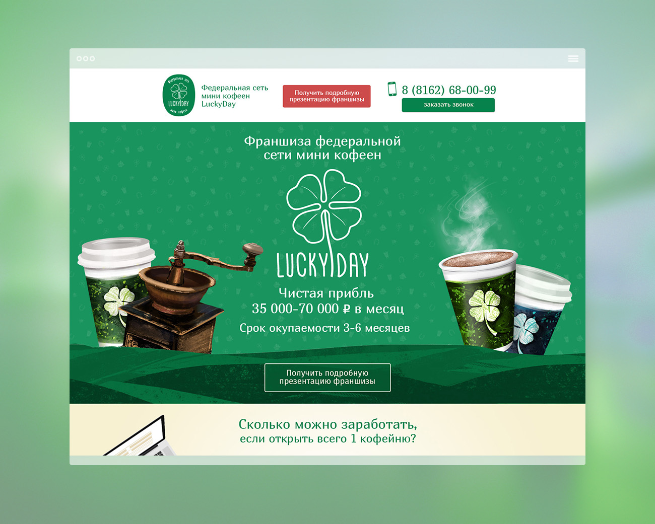 Презентация франшизы кофейни